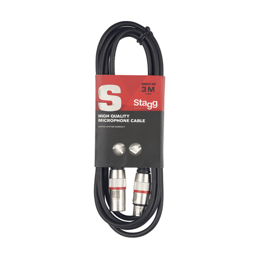 CABLE DE MICRÓFONO XLR / XLR (M / F), 3 M SMC3 RD N