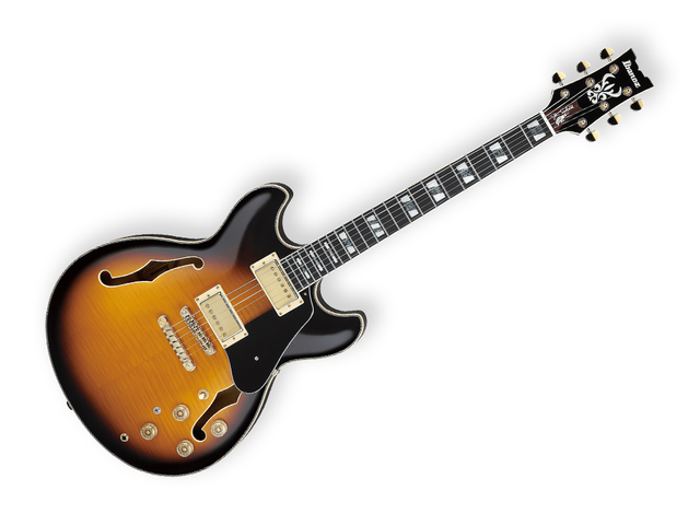 Guitarra Electrica Ibanez JSM10-VYS Amarillo Antiguo/sombreado Negro con Estuche