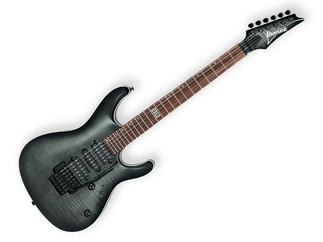 Guitarra Electrica Ibanez KIKO10BP-TGB Gris Transparente/sombreado Negro con ...