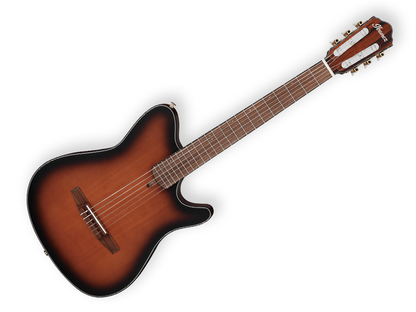 Ibanez FRH10N-BSF — Guitarra Electroacustica Ibanez Café Sombreado Negro Mate