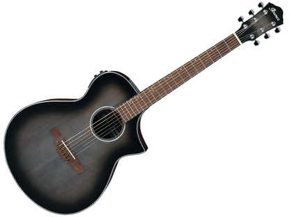 Ibanez AEWC11-TCB — Guitarra Electroacustica Ibanez Negro Transparente/Sombreado Negro