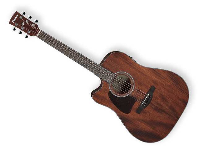 Ibanez AW54LCE-OPN — Guitarra Electroacustica Ibanez ''Artwood'' Okume, Zurda, Mate
