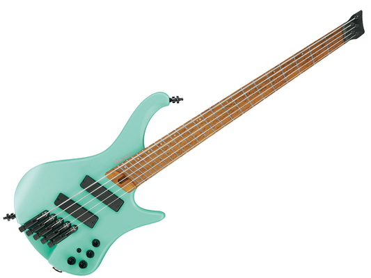 Bajo Electrico Ibanez EHB1005MS-SFM de 5 Cuerdas, Verde Menta Mate con Funda