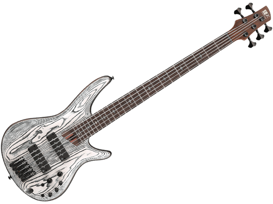 Bajo Electrico Ibanez SR1325SB-IVF de 5 Cuerdas Entintado Blanco Mate con Funda