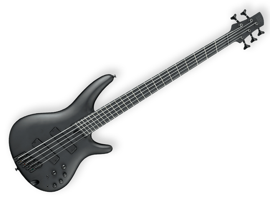 Ibanez SRMS625EX-BKF — Bajo Electrico Ibanez ''Sr - Iron Label'' De 5 Cuerdas Negro Mate