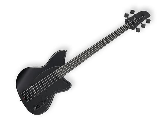 Ibanez TMB425B-BKF — Bajo Electrico Ibanez ''Talman'' De 5 Cuerdas Negro Mate