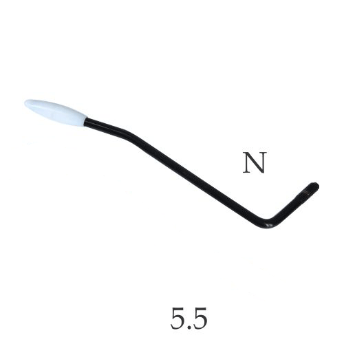 Brazo P/tremolo Negro Punta Blanca Pa001-nb N
