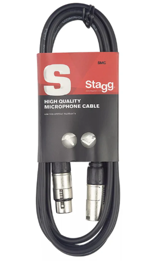 CABLE DE MICRÓFONO XLR / XLR (M / F), 10 M  (33') STAGG N