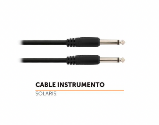 CABLE INSTRUMENTO SOLARIS IC-241 3M NEGRO N