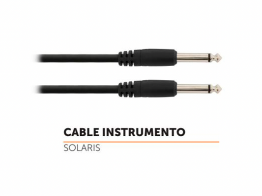 CABLE INSTRUMENTO SOLARIS IC-241 6M NEGRO N