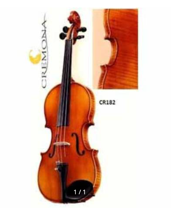 VIOLIN ESTUDIANTE 4/4 RAYAS PAINTING FLAME CREMONA N