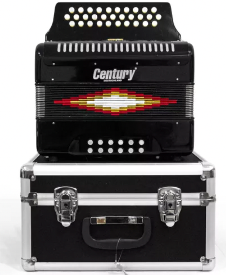 ACORDEON BOTONES FA NEGRO 3012 CENTURY C3012FAN N