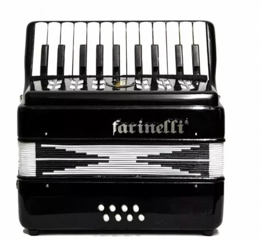 ACORDEON TECLAS JUNIOR NEGRO 22-8 FARINELLI | 22K8BSN N