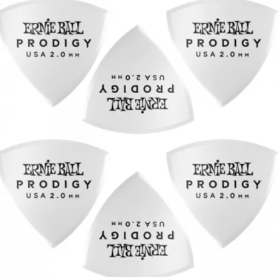 PUA ERNIE BALL ''PRODIGY SHIELD'' 2.00, BLANCO (6 PIEZAS.) 9337 N