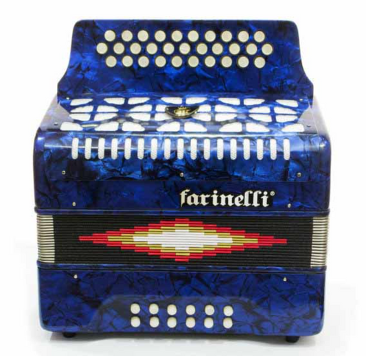 ACORDEON DIATONICO FA AZUL 3012 3012FAA FARINELL 3012FAA N