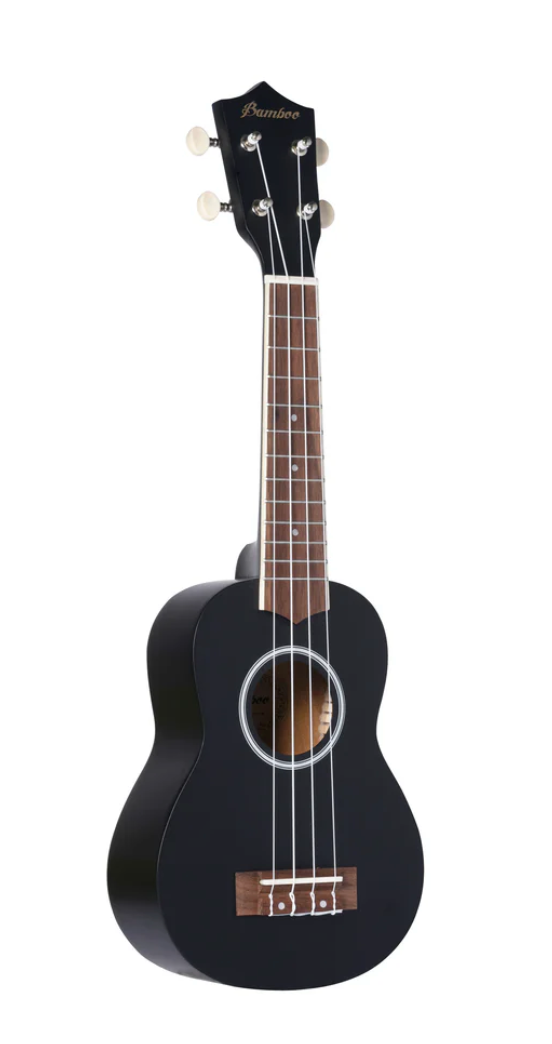 UKULELE BAMBOO SOPRANO ESTUDIO NEGRO CON FUNDA | U-21-BK N