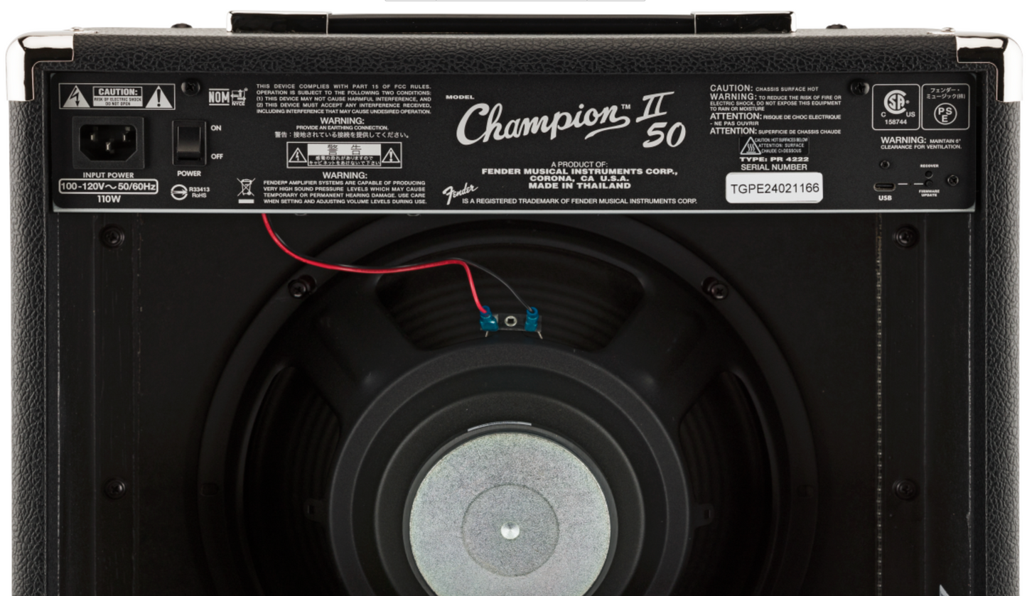AMPLIFICADOR FENDER CHAMPION II 50 120V MX 2330814900 N