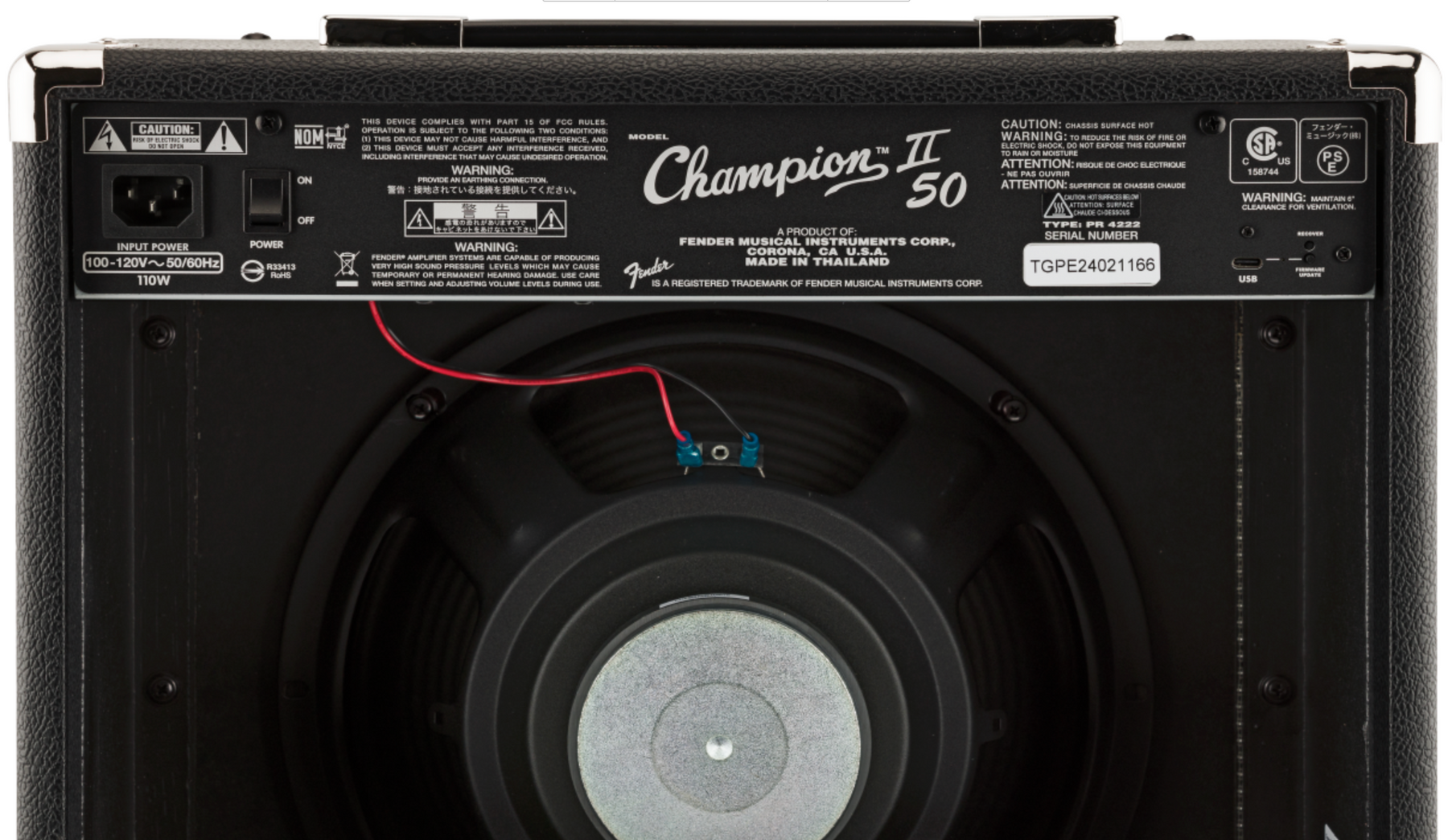 Amplificador Fender Champion Ii 50 120v Mx 2330814900 N M