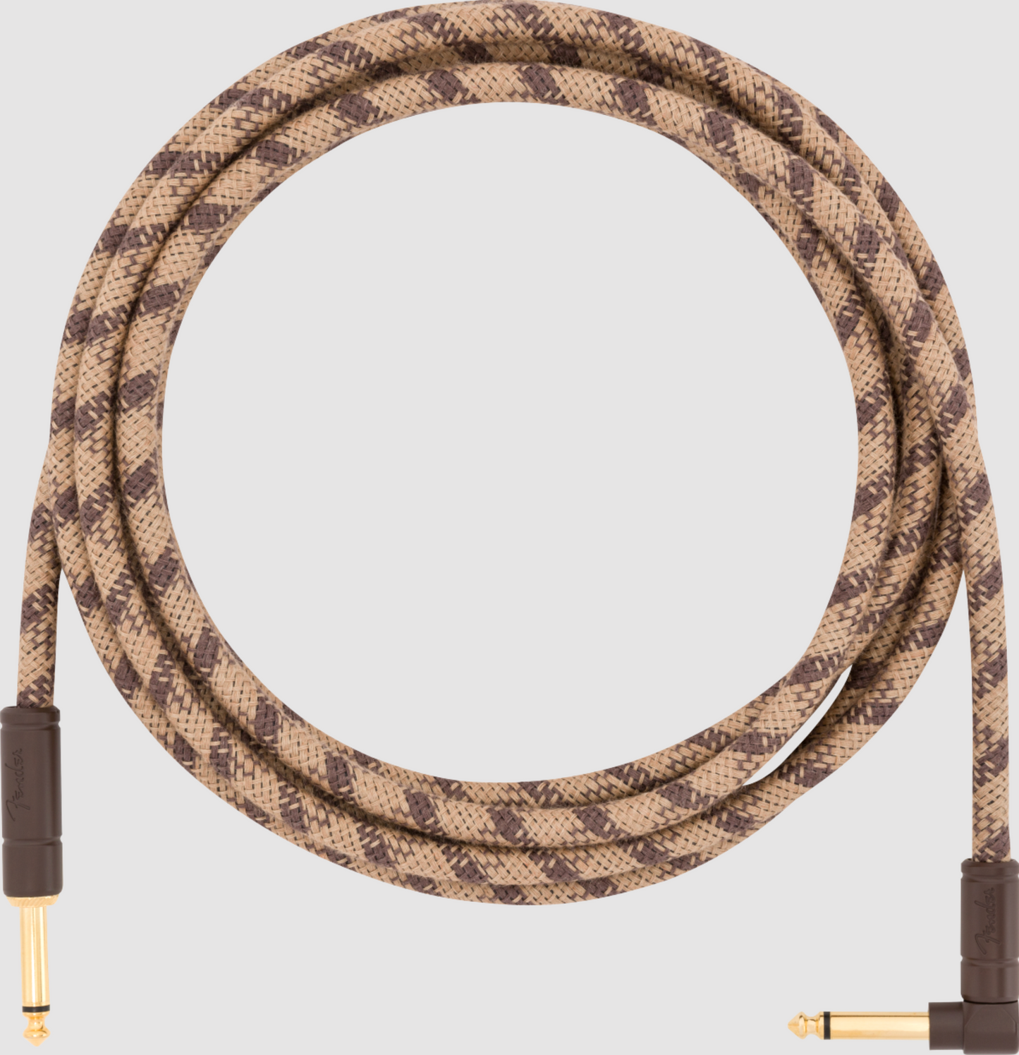 CABLE DE 10' DE ÁNGULO, RAYA MARRÓN DE CÁÑAMO N
