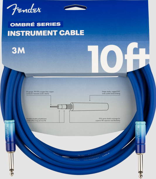 CABLE DE INSTRUMENTO OMBRÉ DE 10' BLB N