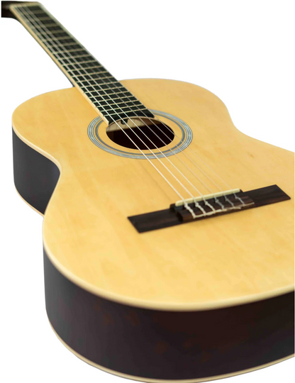 Guitarra Clasica Natural con Funda Bamboo Ar