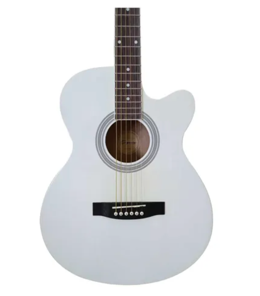 GUITARRA ELECTROACUSTICA 40" BLANCA SEGOVIA | SGF238CEWH N