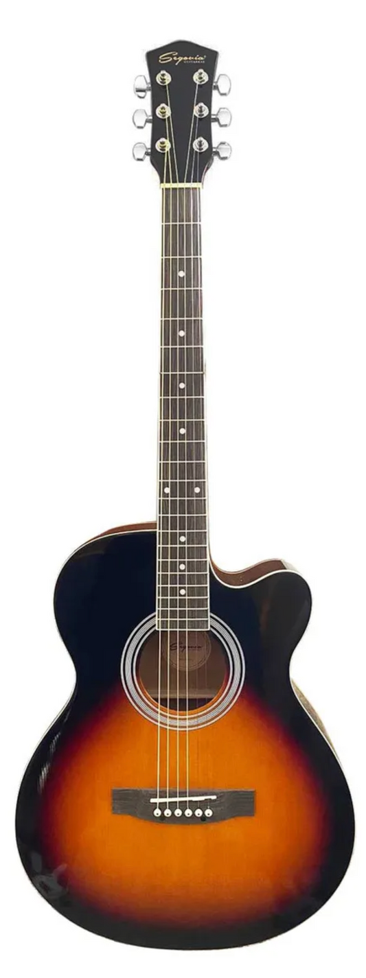 GUITARRA ELECTROACUSTICA 40" SOMBREADA SEGOVIA | SGF238CESB N