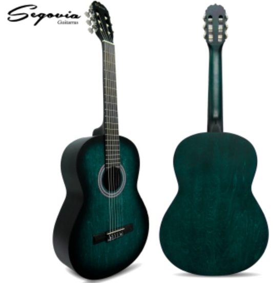 GUITARRA CLASICA VERDE VINTAGE SEGOVIA | SGCH39GR N