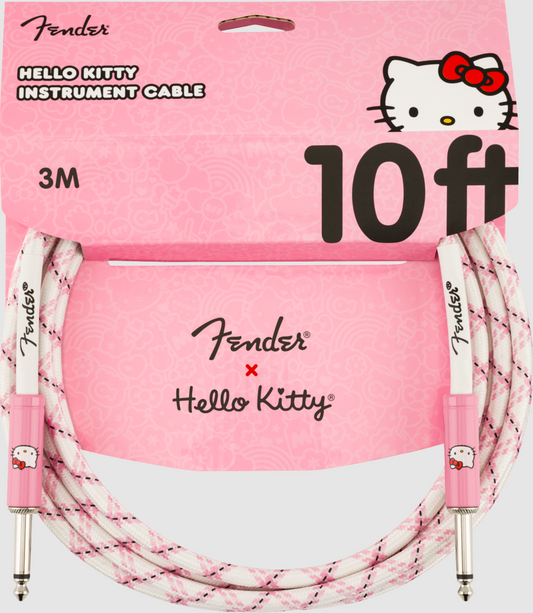 CABLE FENDER® X HELLO KITTY® ORIGINAL ROSA/BLANCO DE 3 M | 0990818123 N