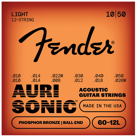 Cuerdas Aurisonic Phosphor Bronze Guitarra Acústica 12 Cuerdas