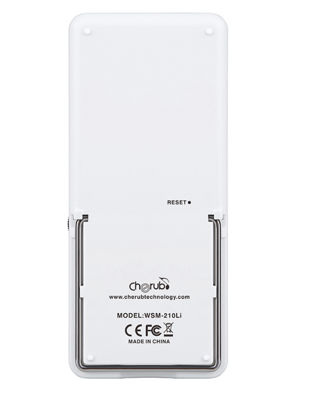 Metronomo Digital Blanco Recargable Cherub | Wsm-210li N