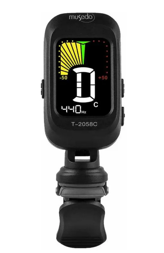 Afinador Digital Cromatico Guit bajo Violin Uku Musedo T-2058c