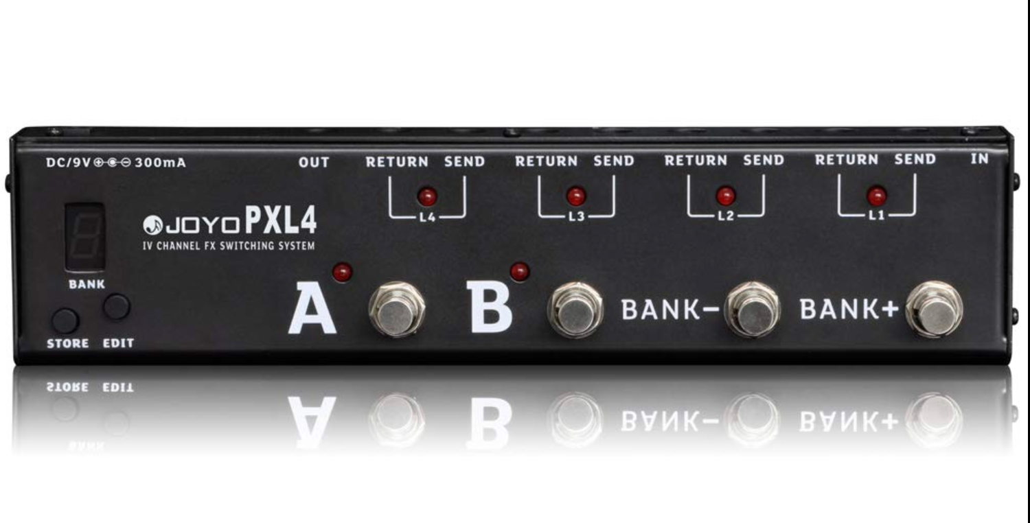 Controlador de Pedales Joyo Pxl4 Loop Switcher