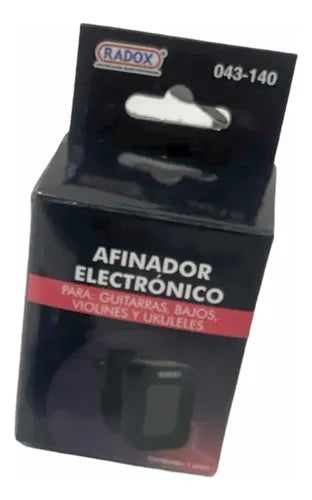 Afinador Electrónico para Guitarra, Bajo, Violin, y Ukuleles | 043-140 N
