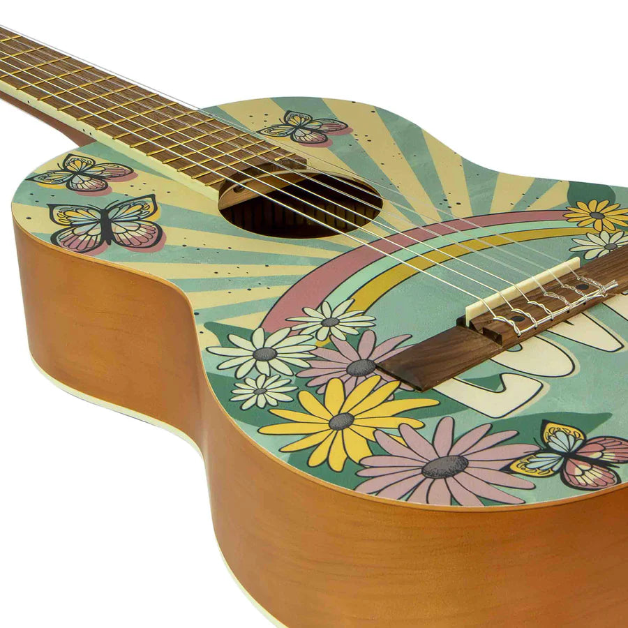 GUITARRA CLÁSICA MISTICA BUTTERFLY 36" BAMBOO GC-36-MYSTICABUTTERFLY N