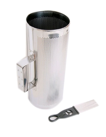 Guira de Metal,hecho de Acero Inoxidable de 5 Pulgadas por 12 Pulgadas (incluye Raspador) Mg1-h125 N