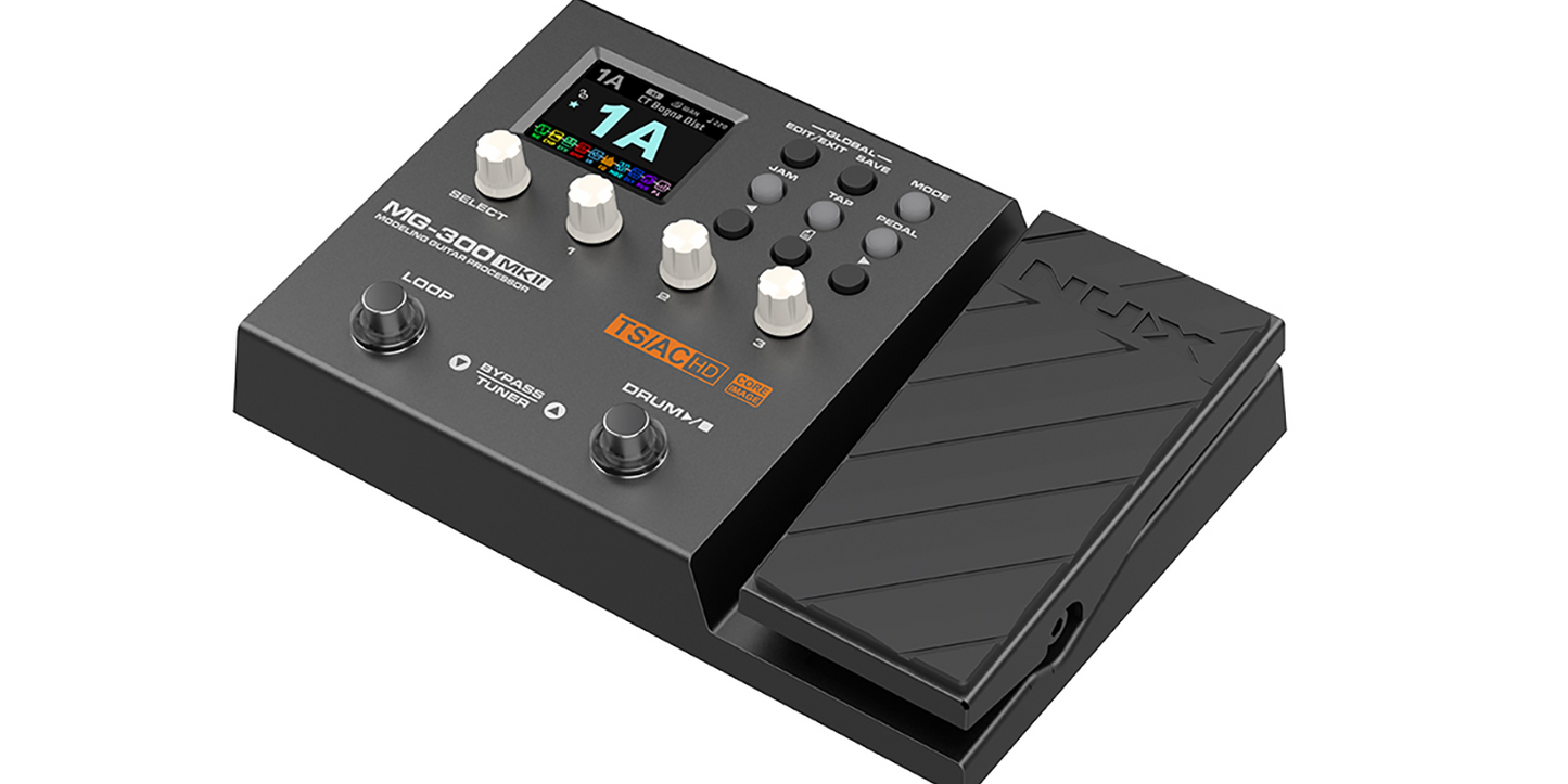 PROCESADOR NUX P/GUITARRA MOD. MG-300 MKII N