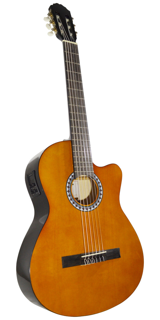 GUITARRA GEWA E/ACUST. 4/4 MIEL RESAQUE N