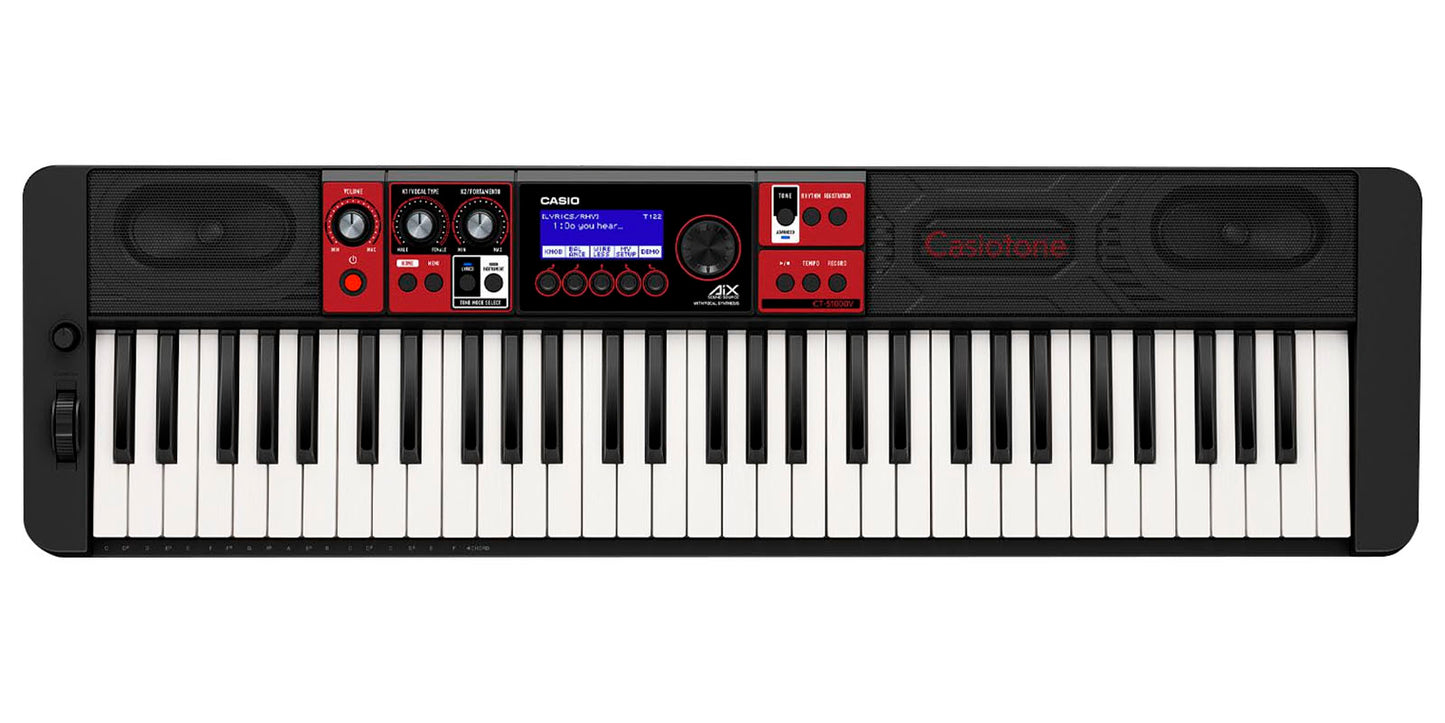TECLADO CASIO PORTATIL CT-S1000V C/ELIMINADOR 61 TECLAS