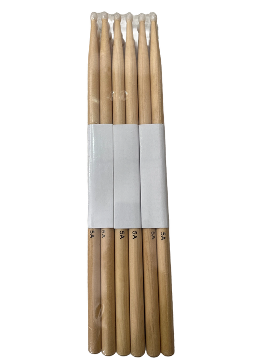 BAQUETA BATERIA 5A MAPLE NYLON PAQC/ 12 PARES DIAMETRO.565" ⌘ DMBQ007 N