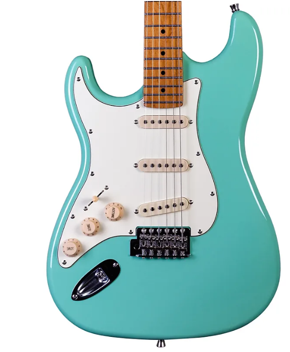 GUITARRA ELECTRICA JET GUITARS ELECT. JS300 COLOR : SEA FOAM GREEN ZURDA N
