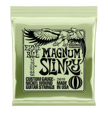 ENCORDADURA ERNIE BALL ''MAGNUM SLINKY''  ELECTRIC (NIQUEL, 0.012-0.056 2618 N