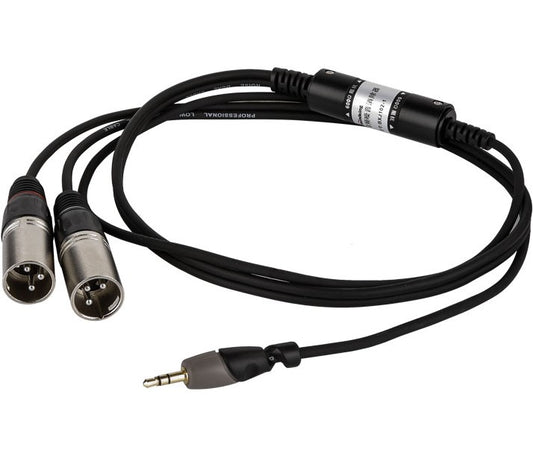 CABLE 3.5MM 2X2 XLR MALE 6M BXJ102-1 N
