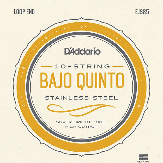 JUEGO DE CUERDAS PARA BAJO QUINTO DADDARIO EJS85 ACERO INOX N