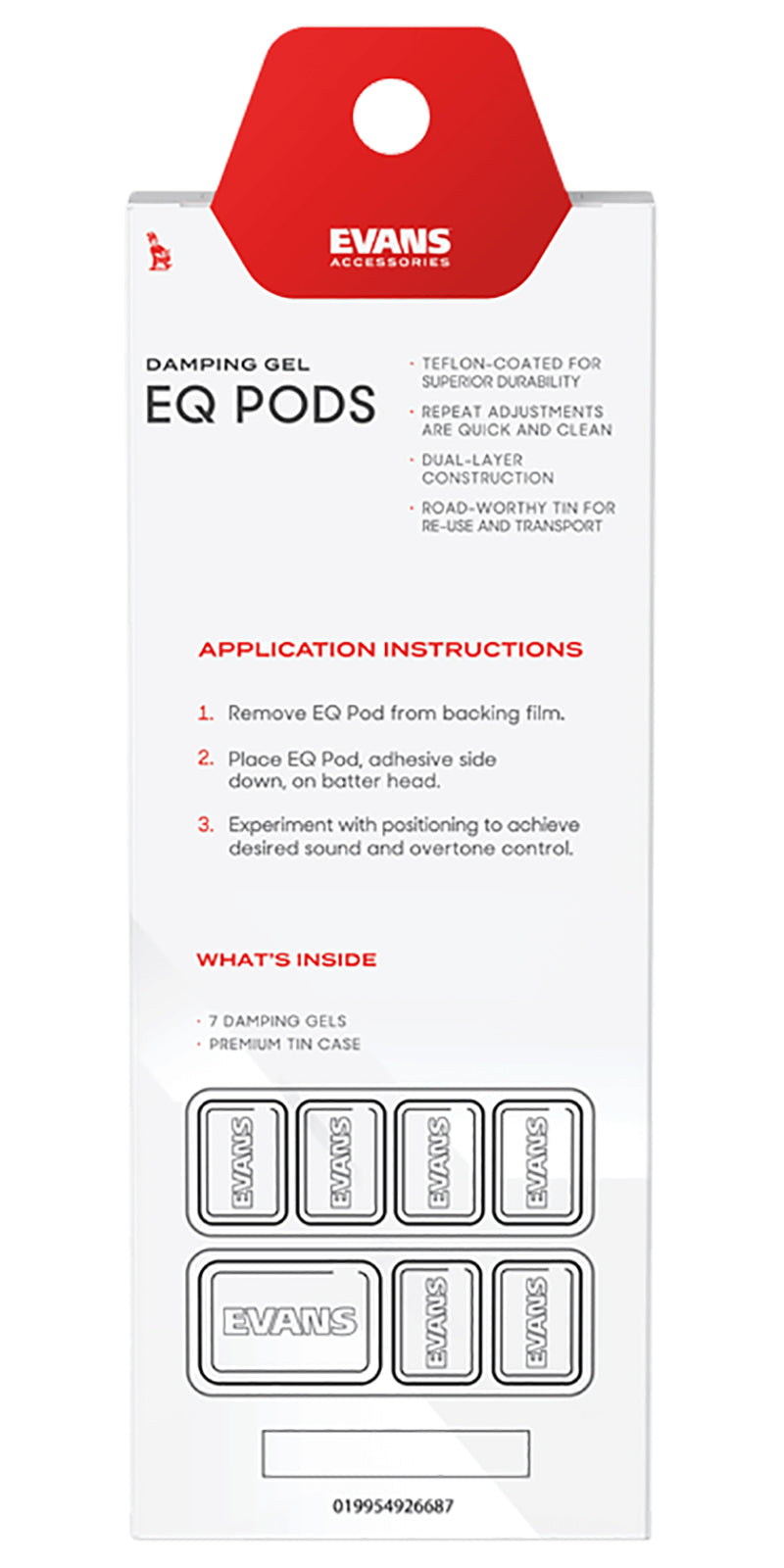 AHOGADOR EVANS P/PLAT O TAMBOR EQPODS N