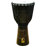 DJEMBE 10″ STREET MADERA CAOBA TERMINADO ONIX NEGRO TOCA TSSDJ-MBO N