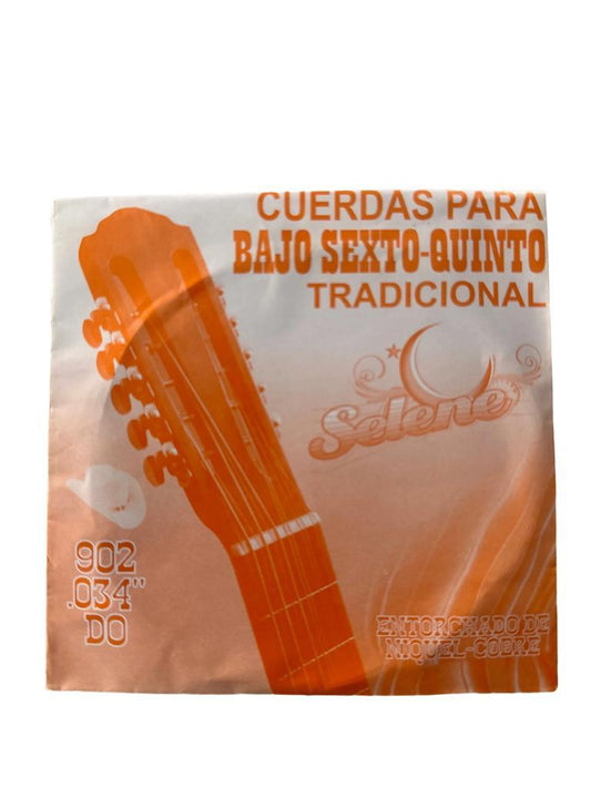 CUERDAS PARA BAJO SEXTO/QUINTO ENTORCHADO DE ALPACA 2A DO SELENE 902-1 N