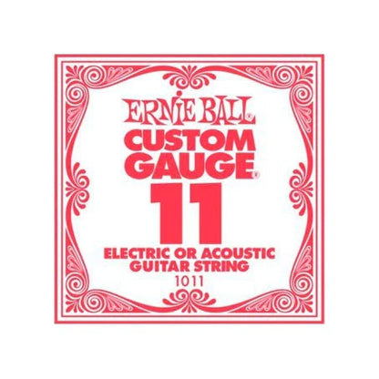Paquete de Cuerda Ernie Ball "custom" Guitarra Electrica/acustica ,011 N