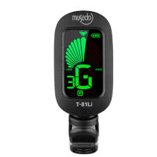 Afinador Digital Cromatico Guitarra, Bajo, Ukulele Recargable T-81li