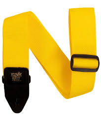 Tahali /strap Ernie Ball Polypro Amarillo/negro 5351 N